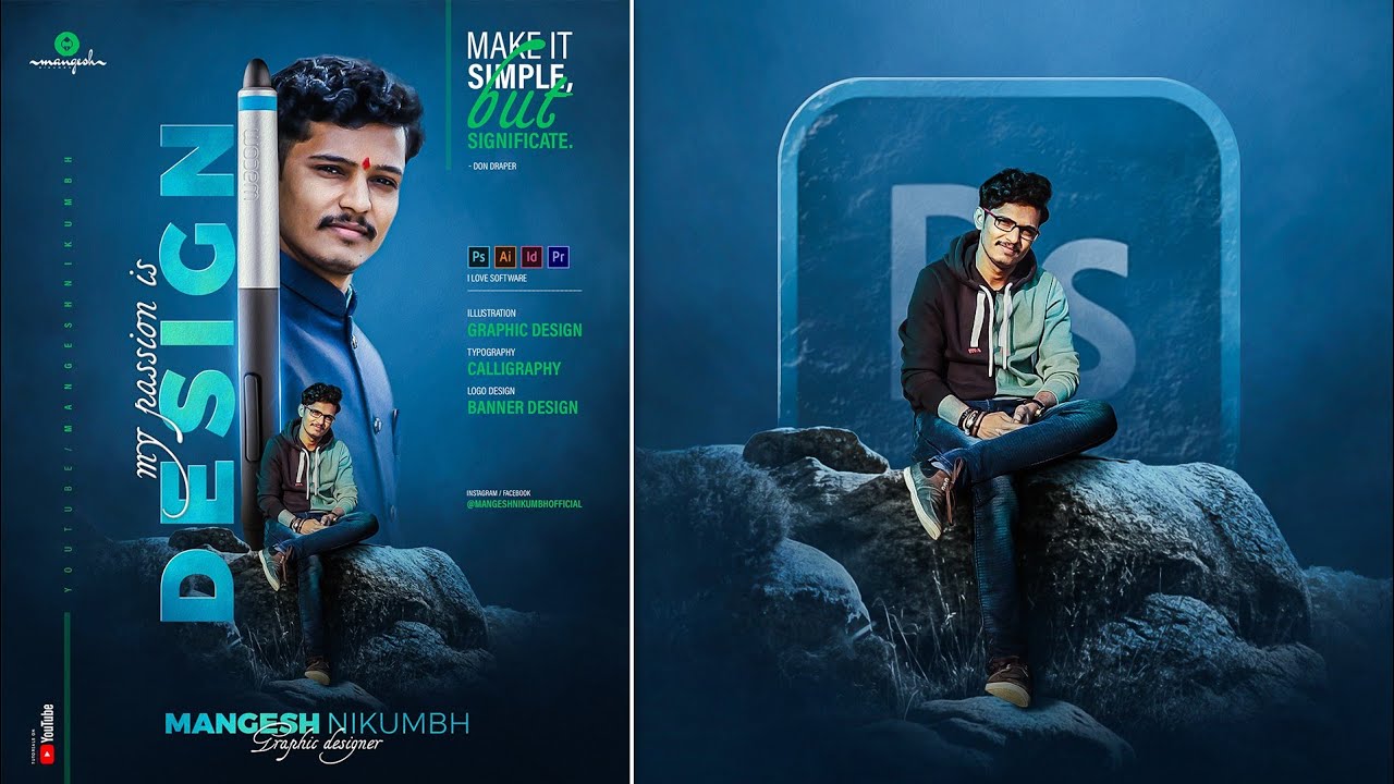 Graphic Designer Banner Editing in Adobe Photoshop CC 2021 |  Creative Banner Design