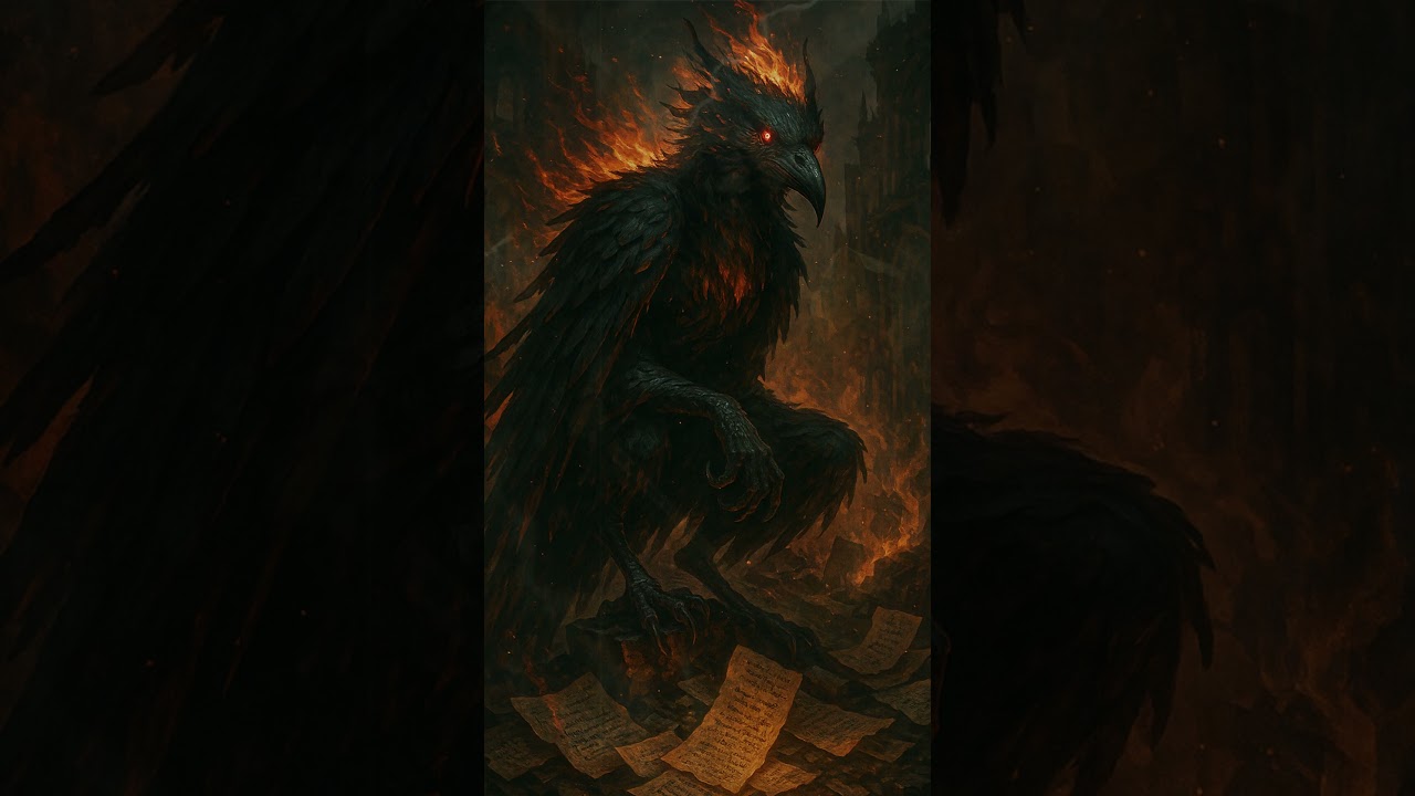 RAUM &mdash; The Crow That Steals Empires #Raum #72DemonsOfSolomon #goetia  #demonology  #darkhistory
