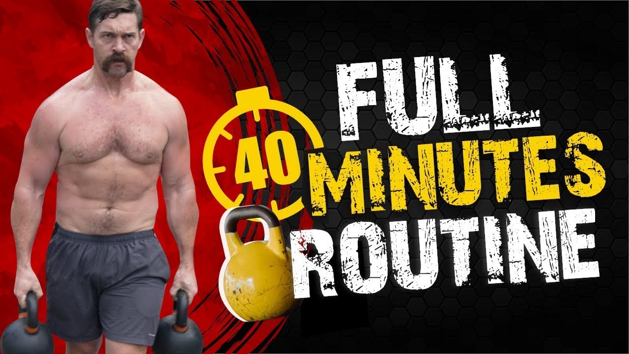 40 Minute Total Body Kettlebell Workout | Coach MANdler