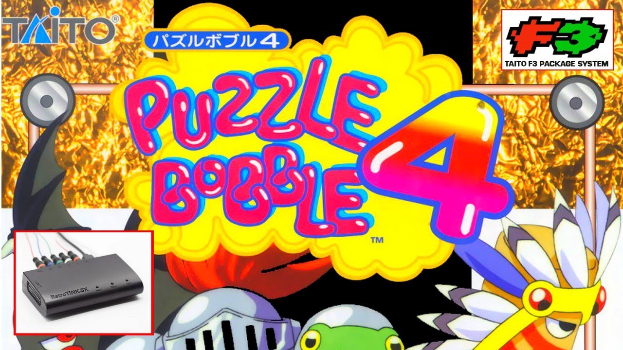 Testing RetroTINK-5X with Arcade PCB : Puzzle Bobble 4 [Taito F3]