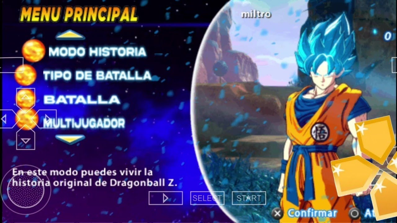 descargar sparking Zero para Android ppsspp
