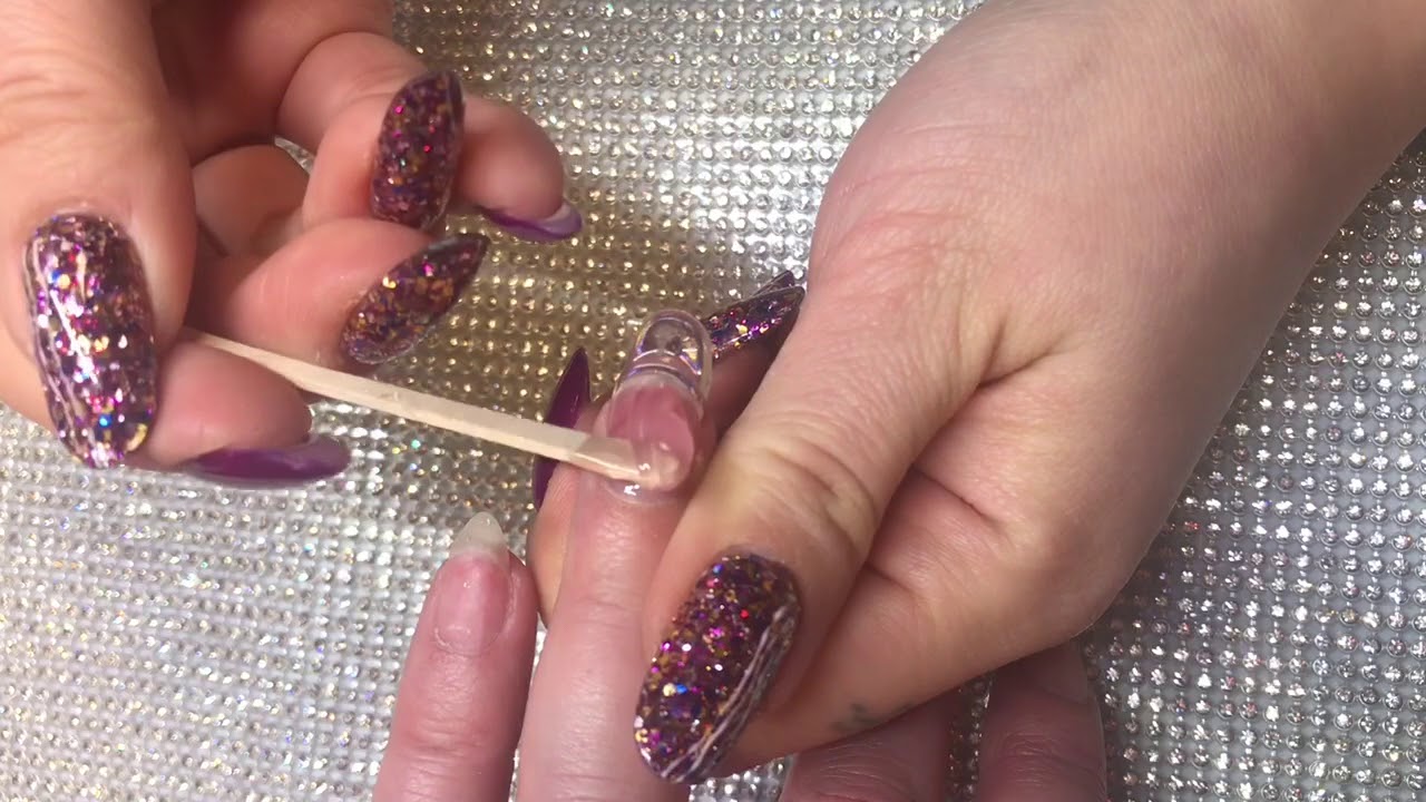 Sculpting Gel Nails with Full Press-on Tips!! Perfect Apex