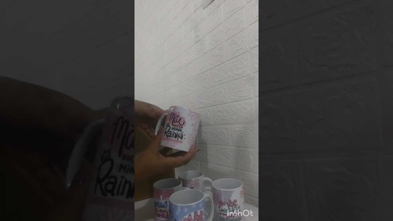 📍Recebidos da shopee canecas para o dia das mães 😍