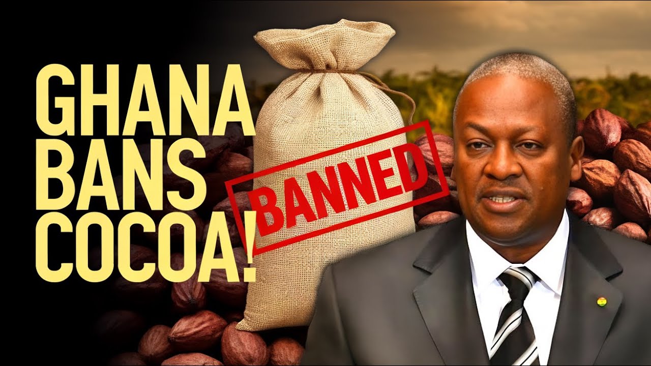 Ghana Plans to Ban Cocoa Export | What This Means for Global Chocolate Industry 🍫🇬🇭