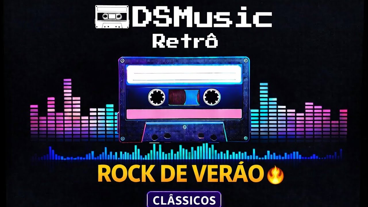 ROCK DE VERÃO ☀️🎸 | Clássicos Retrô para Curtir a Praia e a Estrada | DSMusic Retrô