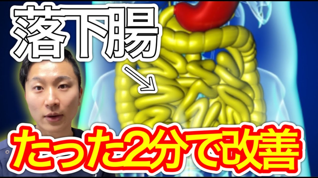 【落下腸】苦労して便秘を改善するのはもうやめましょう【たった２分】