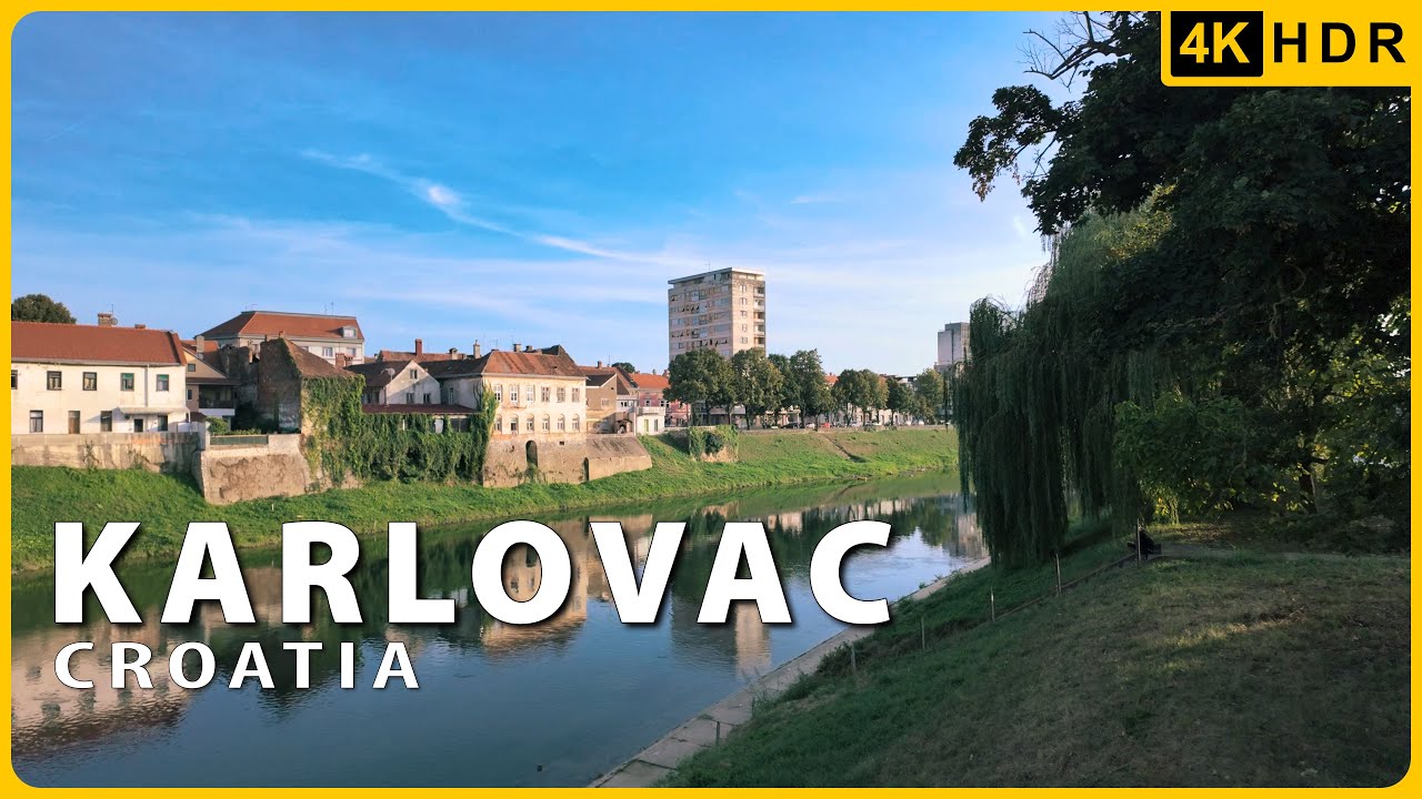Karlovac 🇭🇷 - The City on 4 Rivers (Neighborhoods: Banija, Gaza, Zvijezda, Rakovac) - Walking Tour