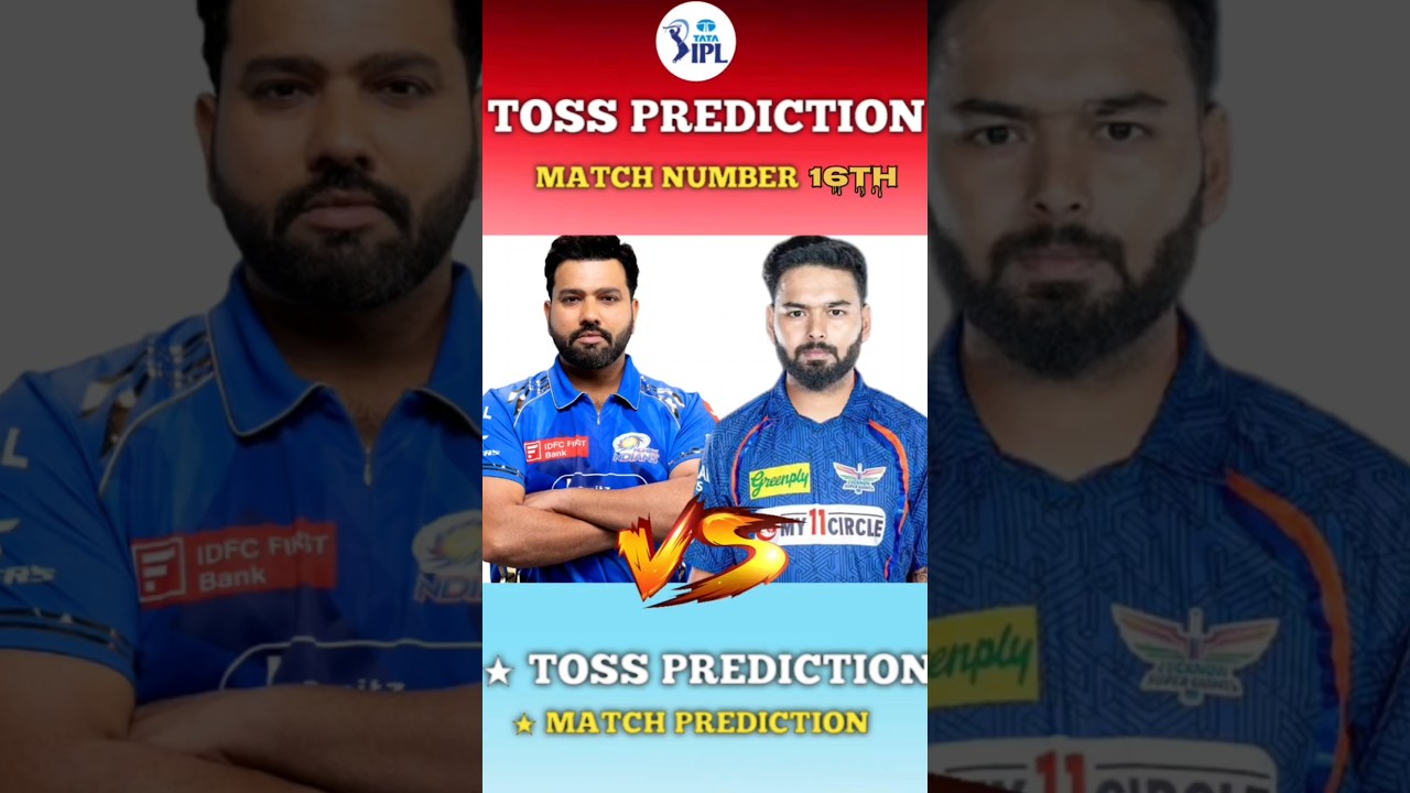 MUMBAI VS LUCKNOW TOSS WINNER, WHO WILL WINN TOSS 🏆#toss #ipl #tossprediction
