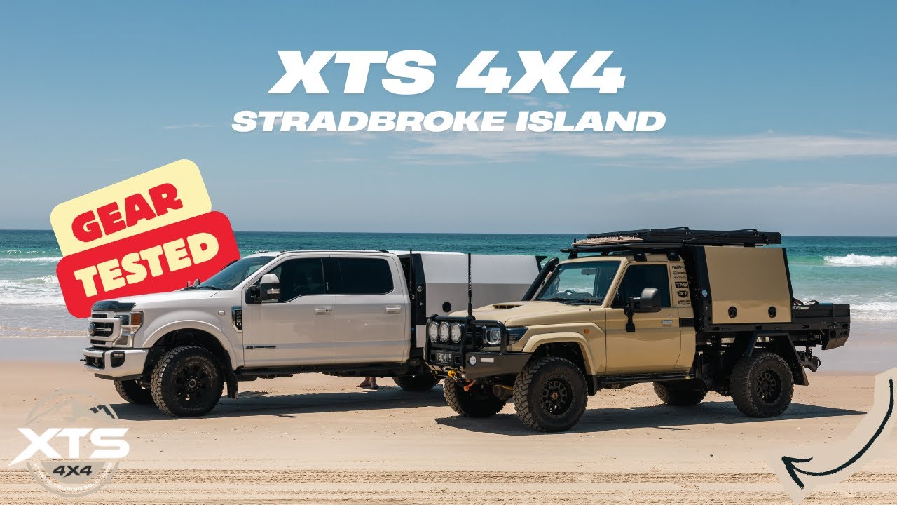 4 Rigs против Stradbroke Island | Тест на прочность XTS 4X4 TRAY & CANOPY