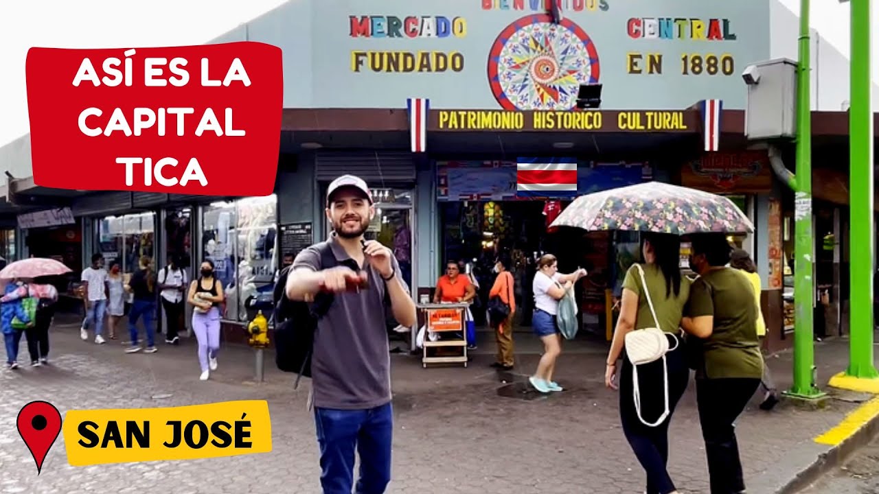 Recorriendo las calles de SAN JOSÉ, COSTA RICA