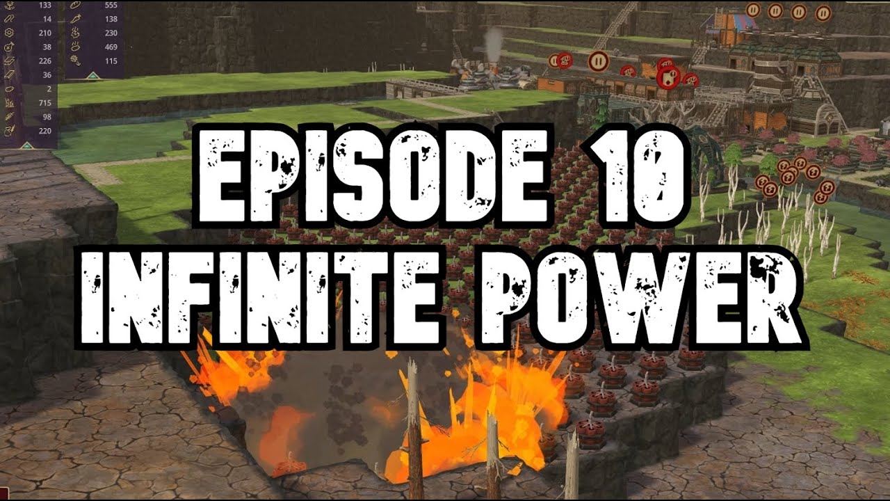 Timberborn - Hard Mode Infinite Power 10 - Temple and Terraforming!