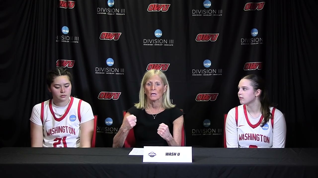 2026 NCAA DIII Women's Basketball Championship - First Round | WashU Press Conference