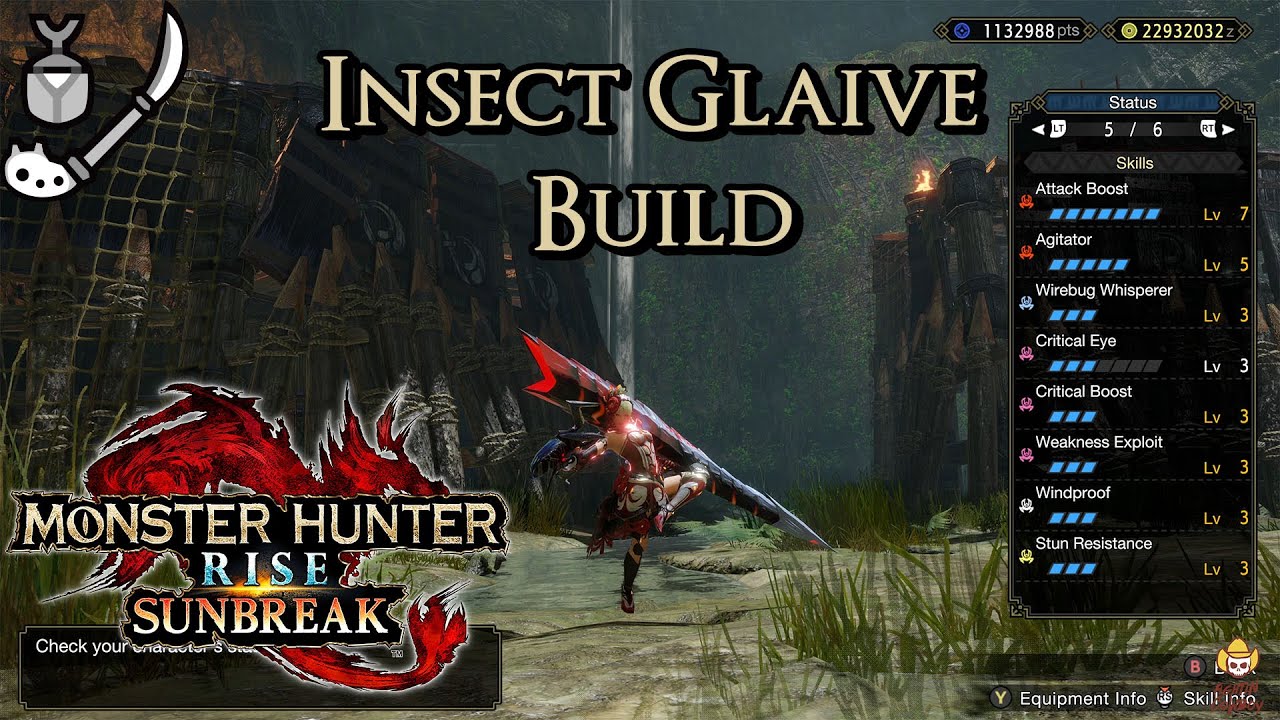 Monster Hunter Rise: Sunbreak - Insect Glaive Build: Kinsect YEET