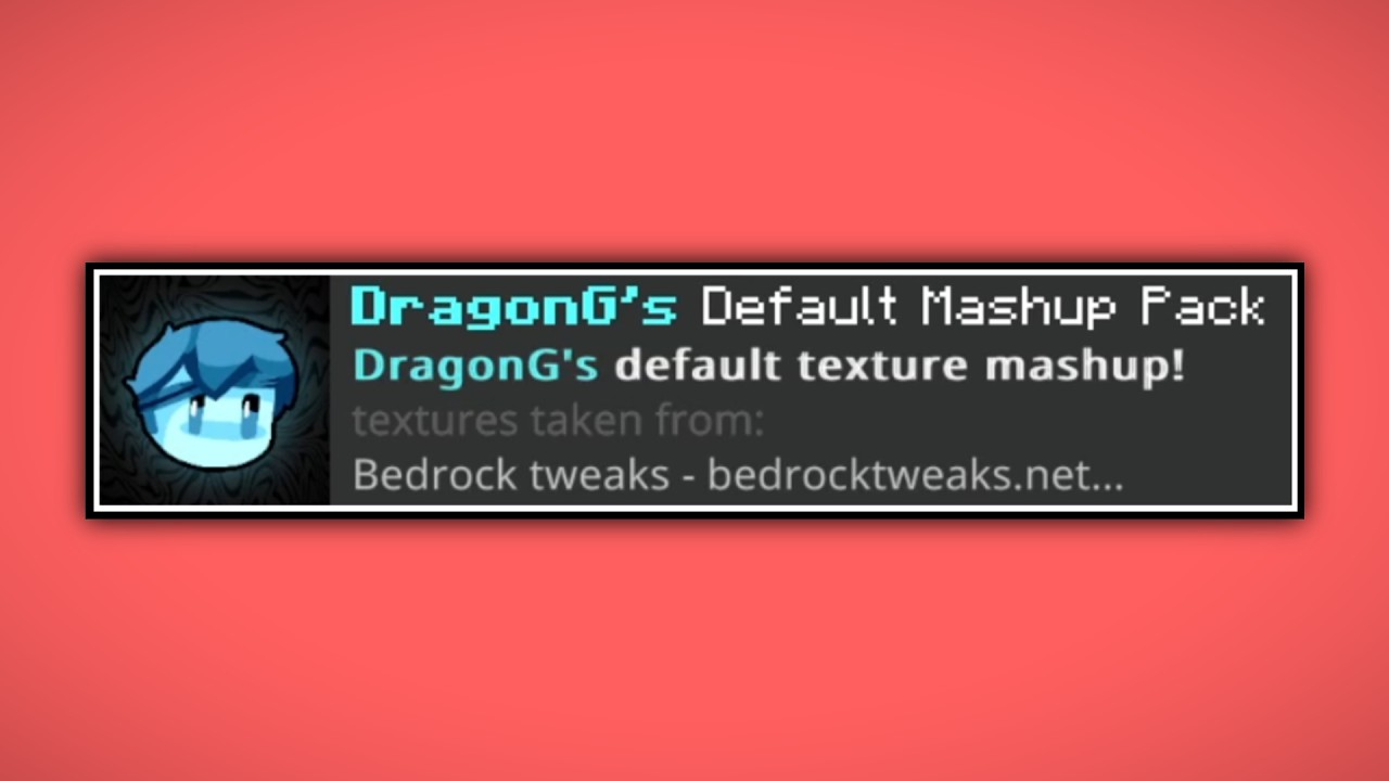 Релиз текстур-пака DragonG Mashup!