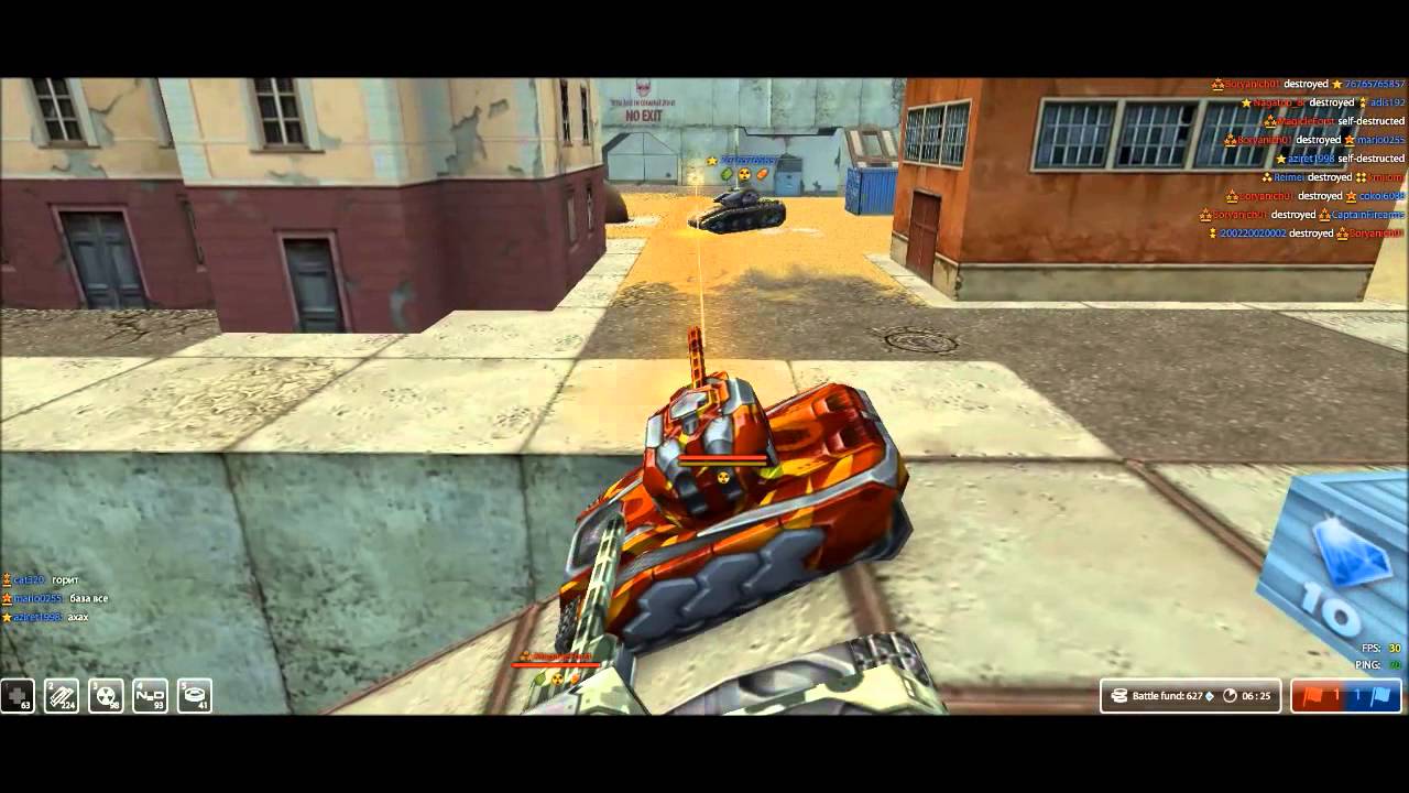 [TO] Tanki Online - Gameplay 3° (Railgun M3 - Hornet M3 - Inferno)