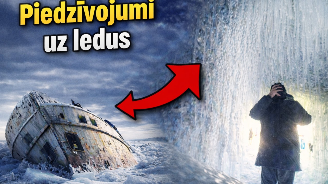 Piedzīvojumi uz Jūras ledus, kuģa nislēpumainais vraks. Dabas veidojumi no ledus un sniega.