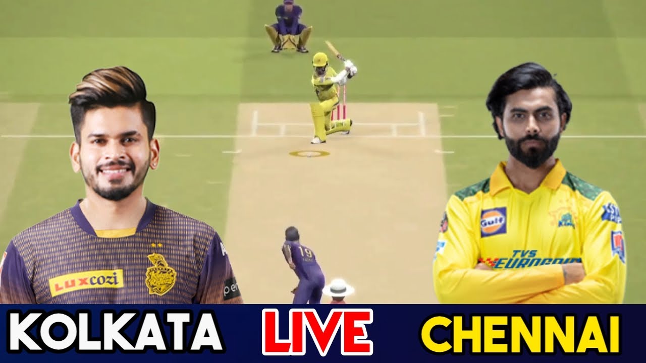 CSK V KKR  l KOLKATA VS CHENNAI l LIVE- IPL 2022 - Cricket 22 - AK TAMIL GAMING