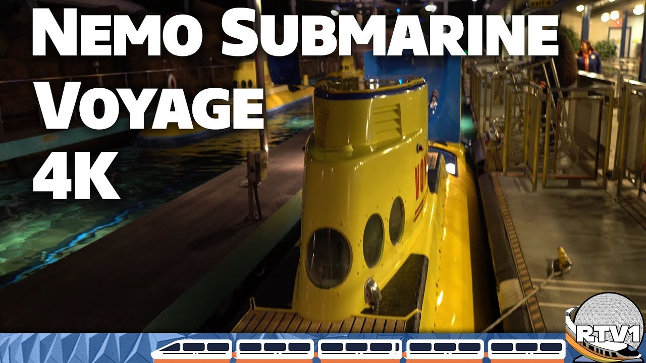 Nemo Submarine Voyage at Disneyland - 4K Ultra Low Light 2019
