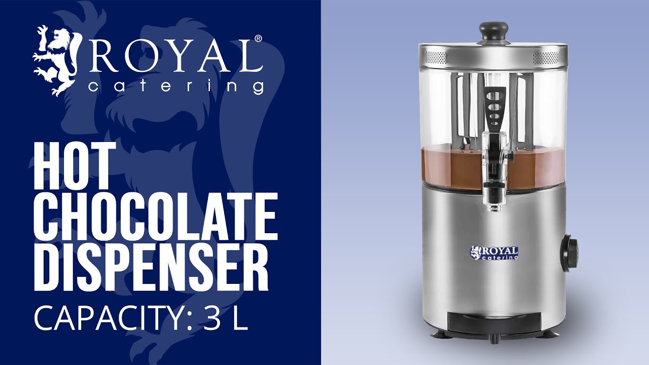 Hot Chocolate Dispenser Royal Catering RCSS-3 | Product Presentation