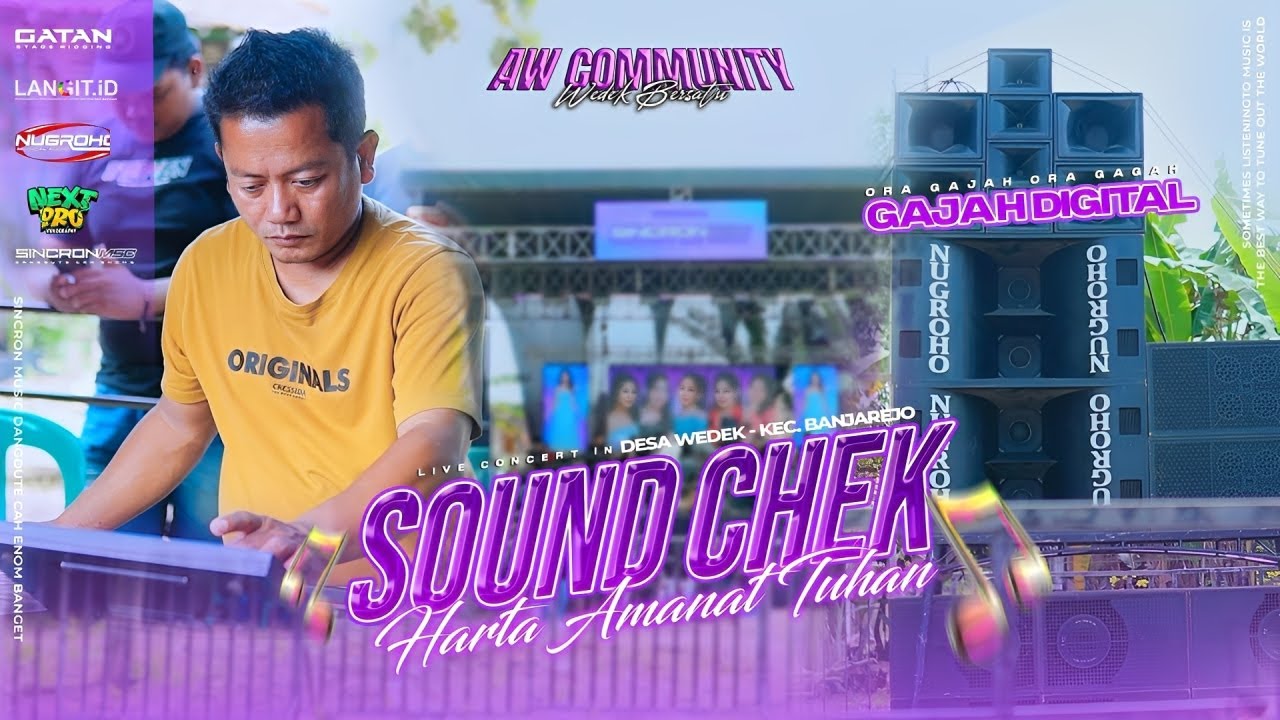 CEK SOUND NUGROHO AUDIO - SINCRON MUSIC - AW COMMUNITY