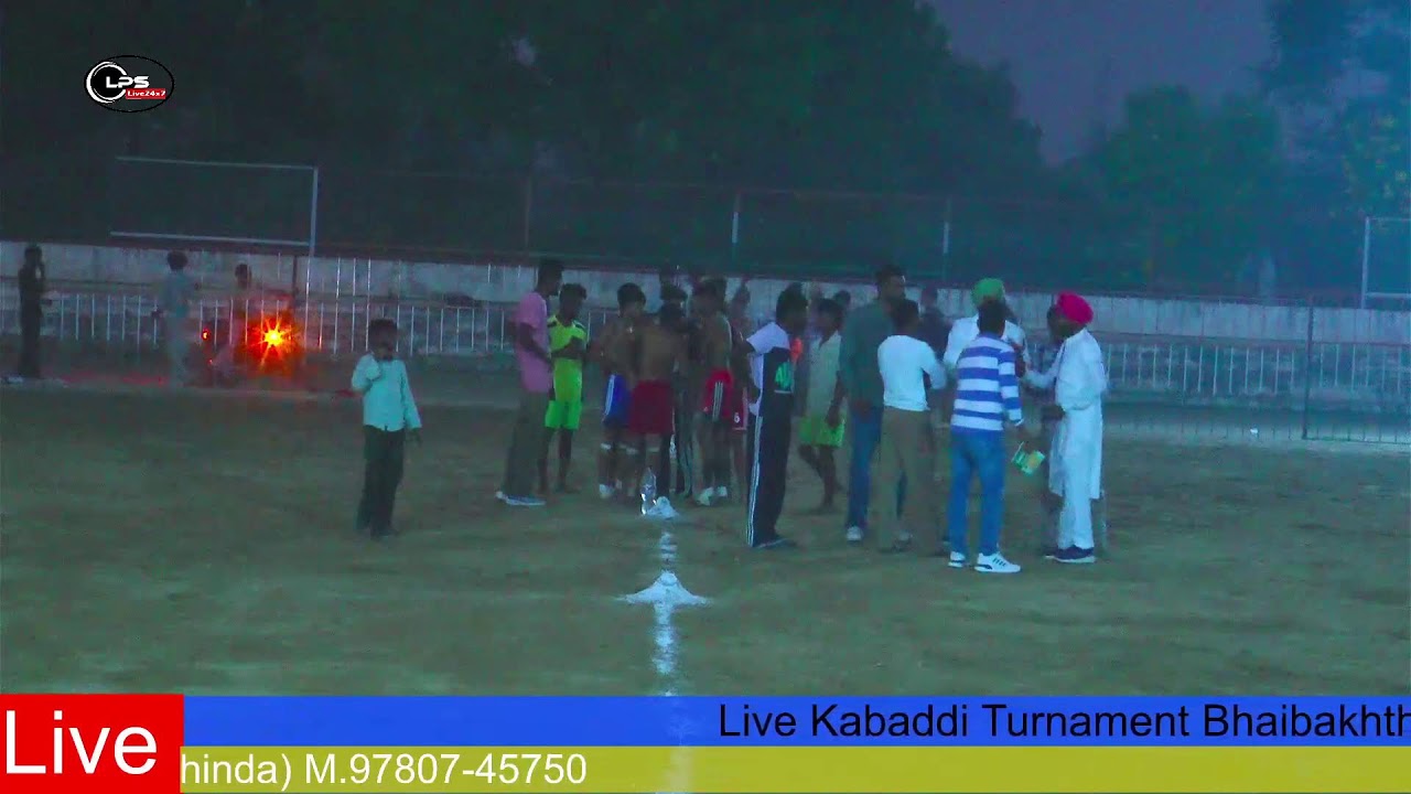 🔴Live Kabaddi Tournament Bhai Bakhtaur  (Bathinda) 31 Oct 2025