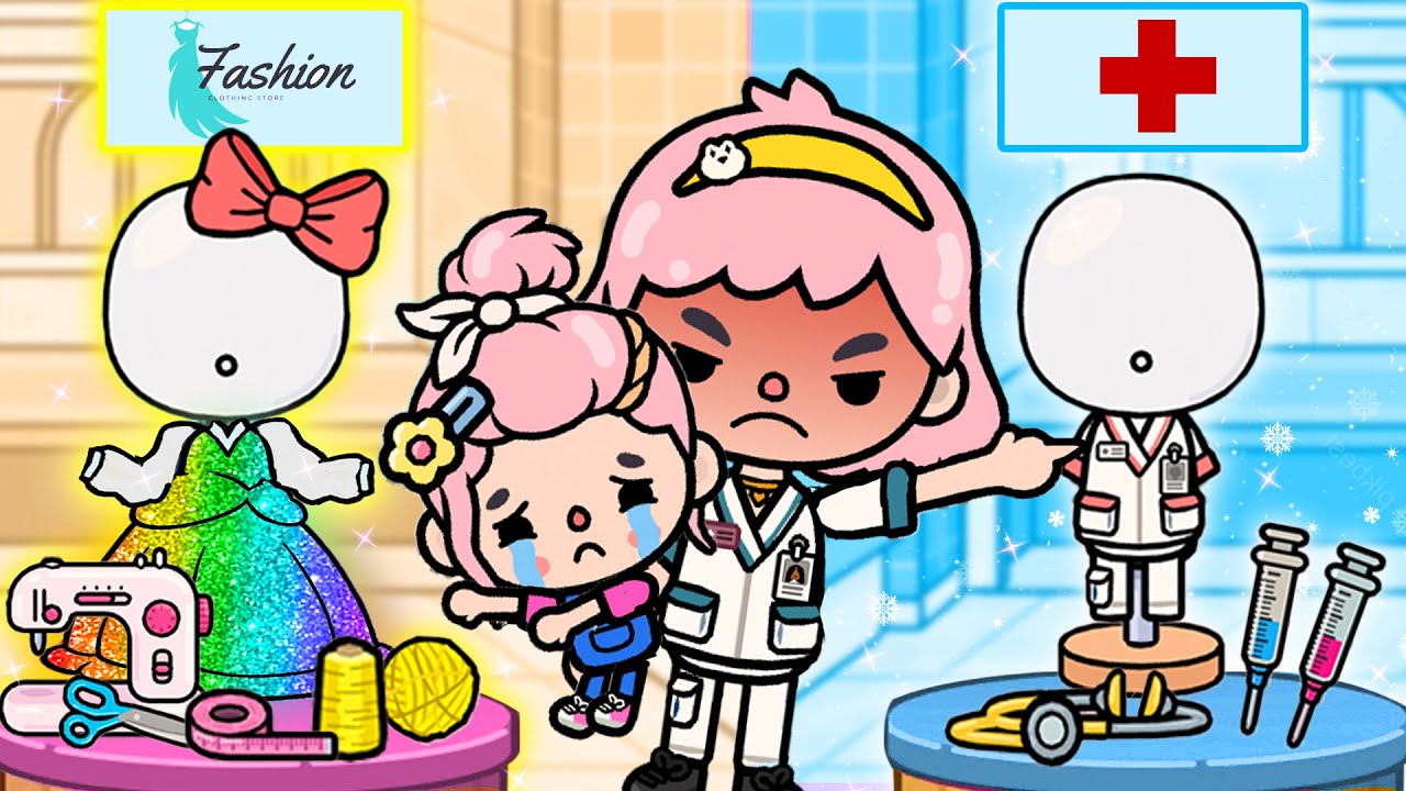 Tôi Muốn Thành Nhà Thiết Kế Thời Trang Mẹ Muốn Tôi Thành Bác Sĩ | Toca Life Story | Toca Boca