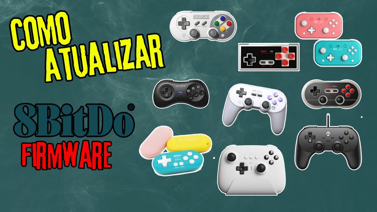 COMO ATUALIZAR TODOS OS CONTROLES 8BITDO
