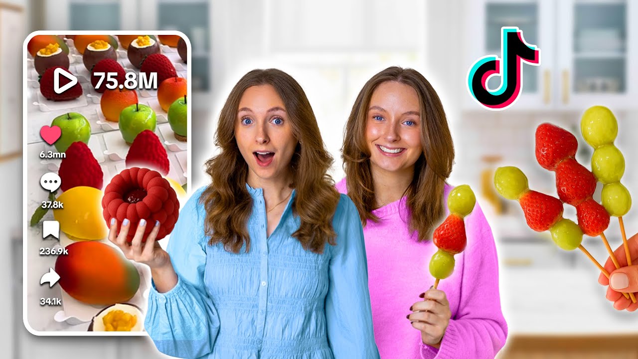 Vi äter bara VIRAL TikTok mat i 24h! 