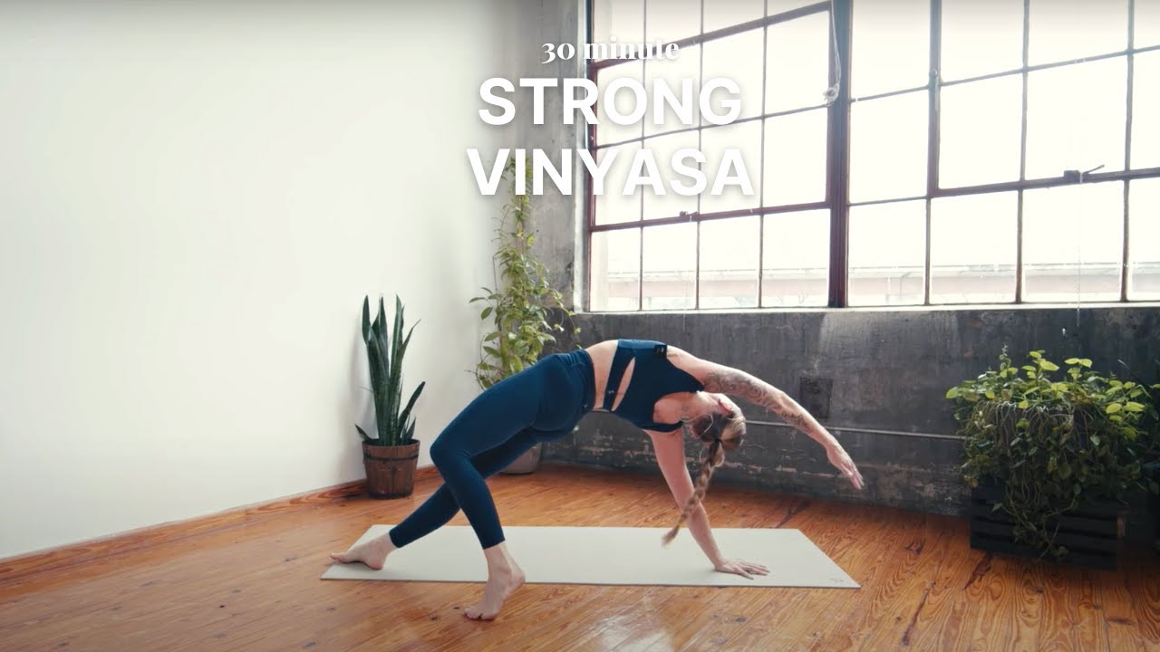 30 Minute Strength & Cardio Vinyasa | fast paced, challenging flow