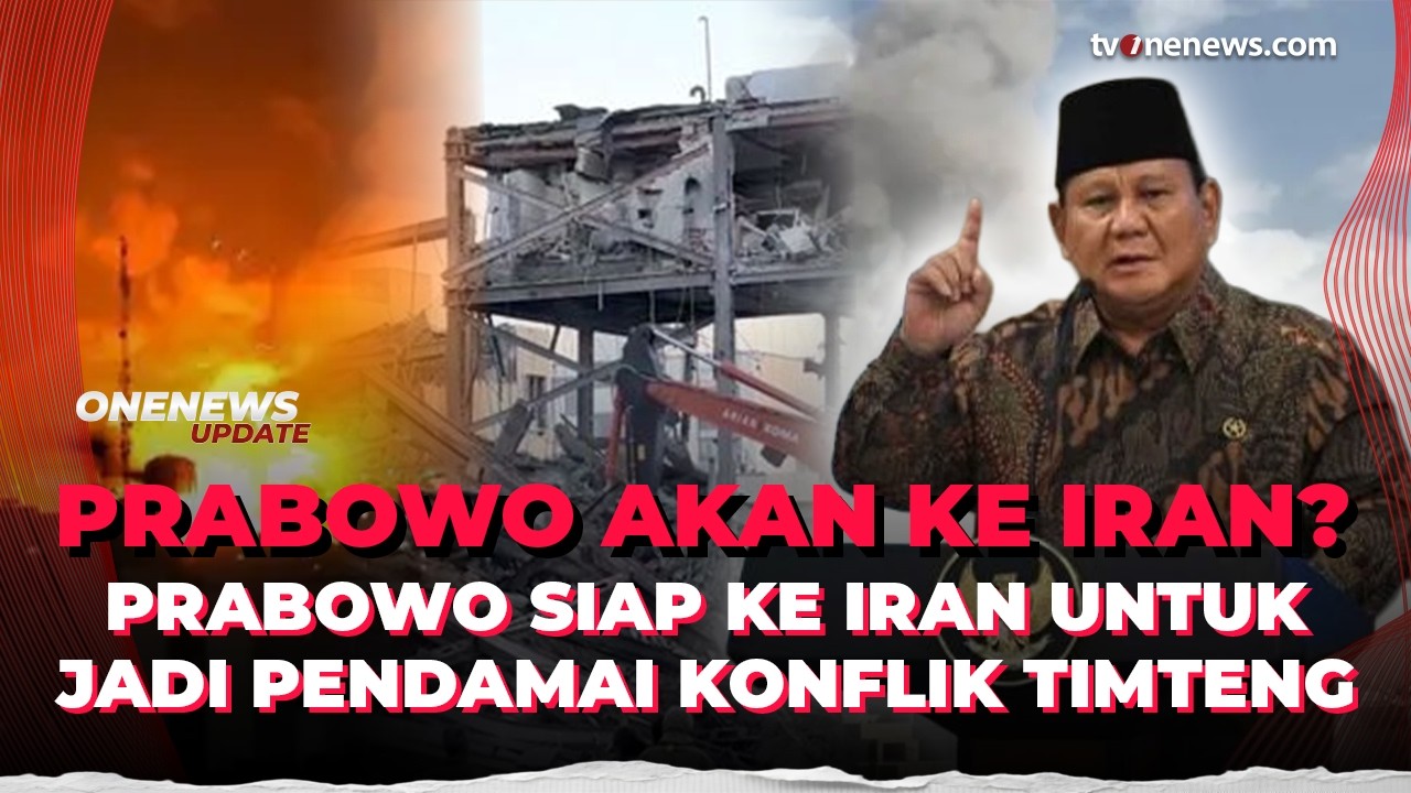 Prabowo Mau ke Teheran Bareng Pemimpin Pakistan Untuk Redam Konflik Timteng | OneNews Update