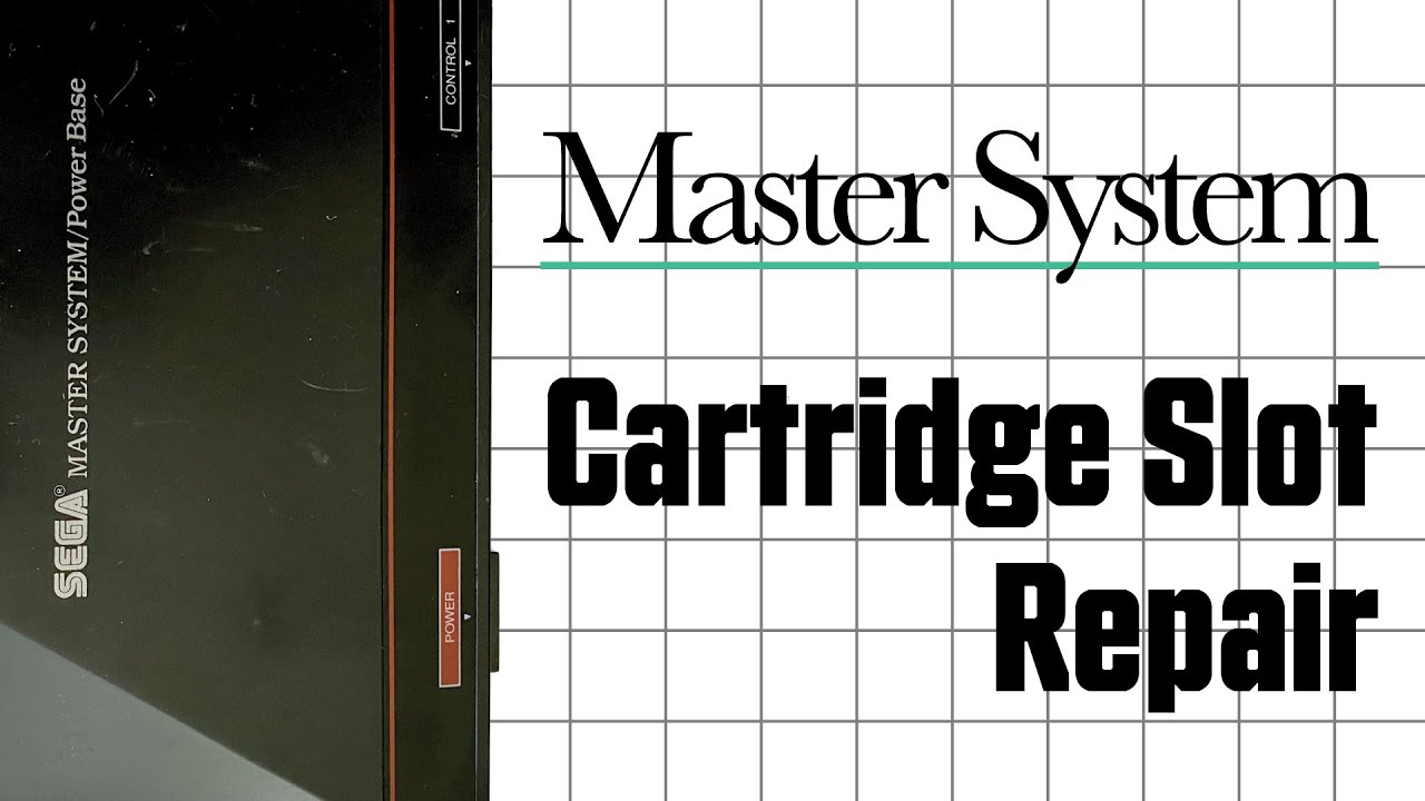 Sega Master System Cartridge Slot Repair