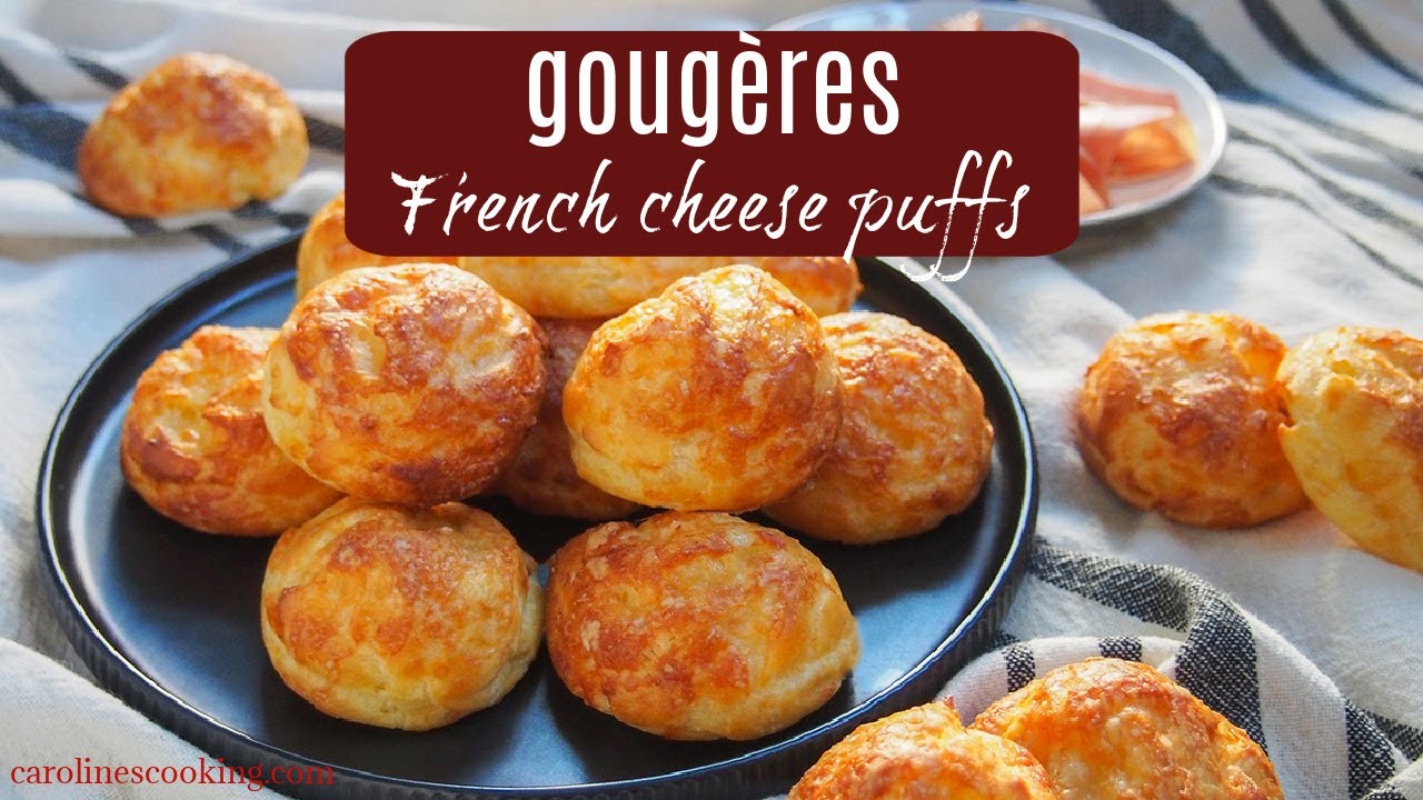 Goug&egrave;res - French cheese puffs