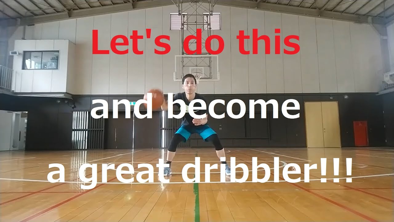 (English) basketball dribbling 001 - basketball lover workout