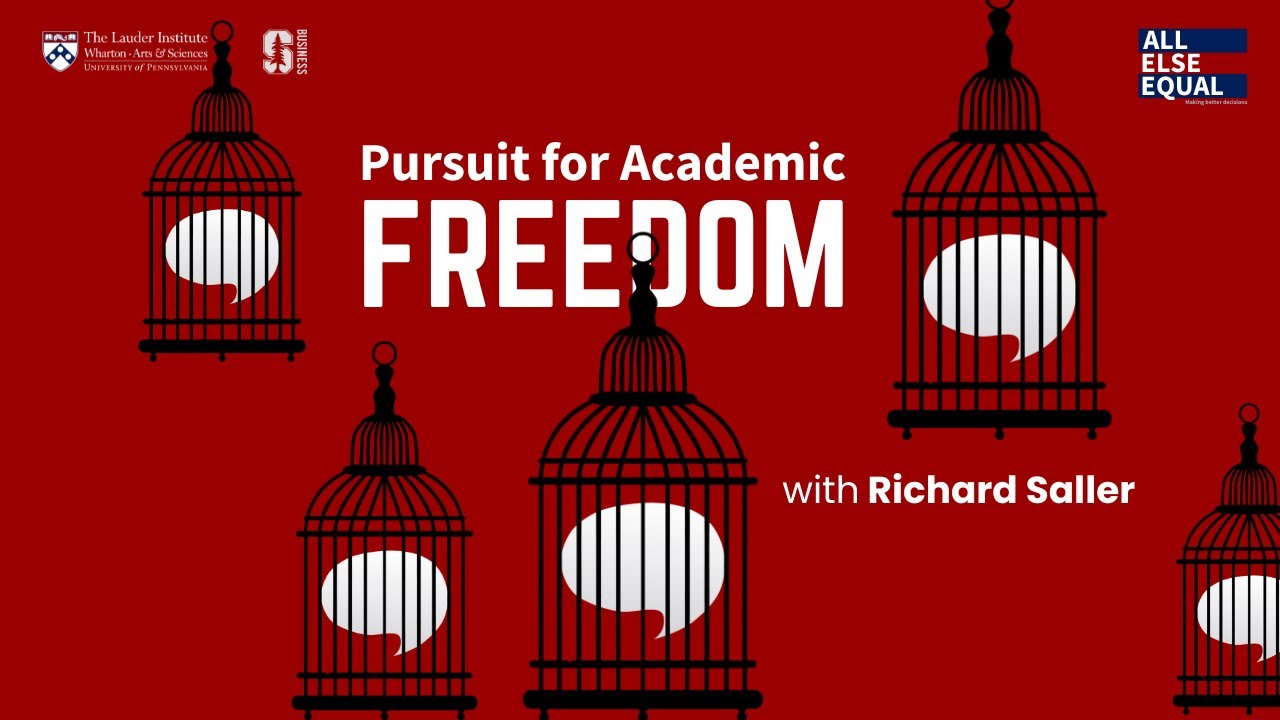 Ep61 “Pursuit for Academic Freedom” with Richard Saller