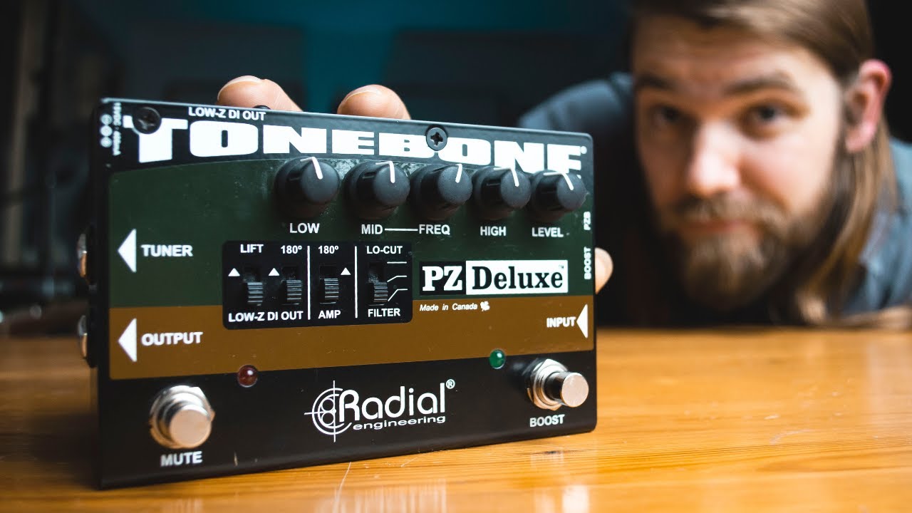 Всё, что вам нужно от акустического предусилителя — Radial Tonebone PZ Deluxe