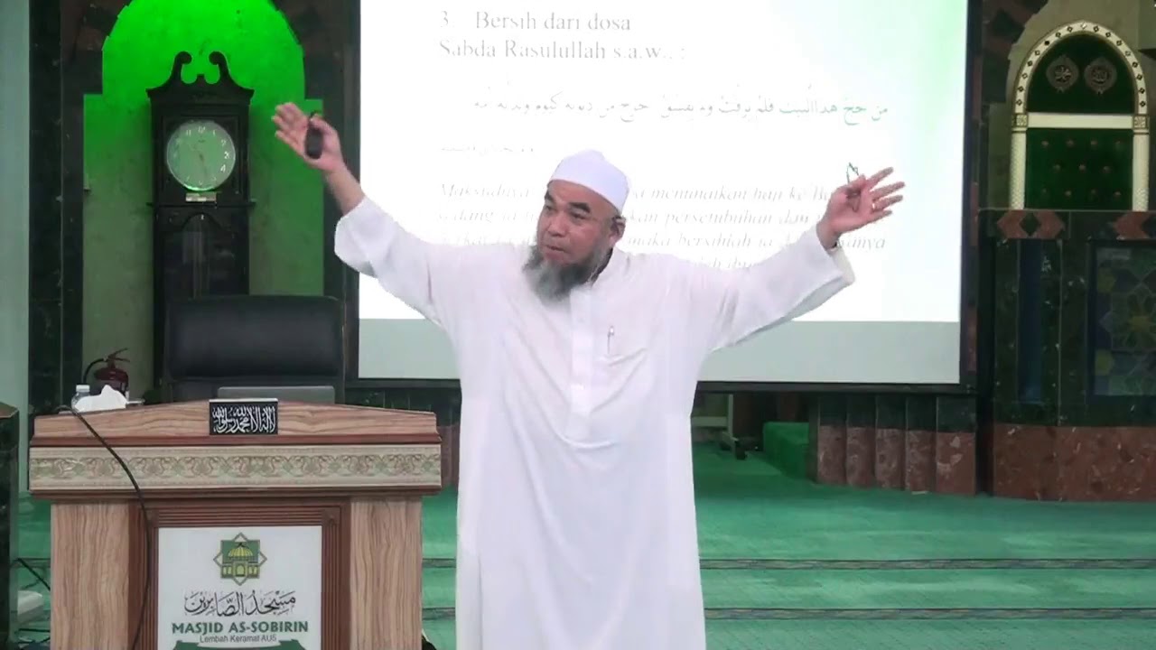 [KURSUS HAJI 1440H] Siri 3.2: Fadilat Haji & Umrah  - Ustaz Drs. Sapawi Che Mat