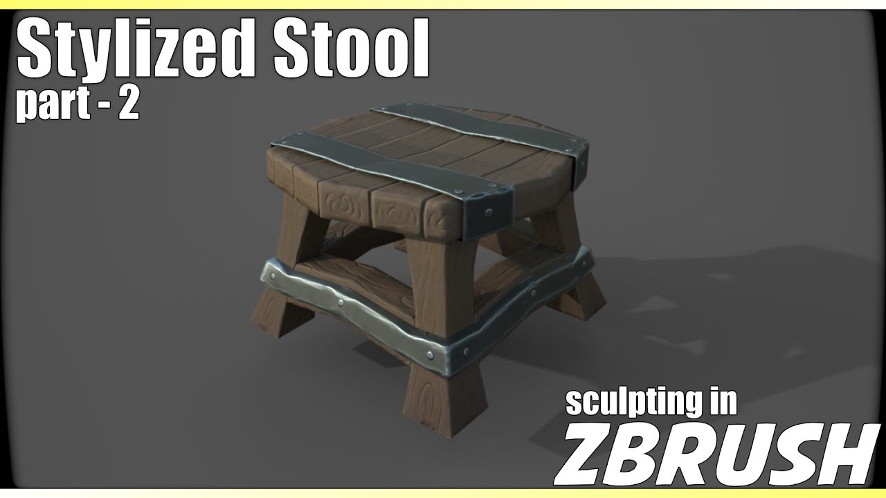 Sculpting in Zbrush Stylized Props - Part 2