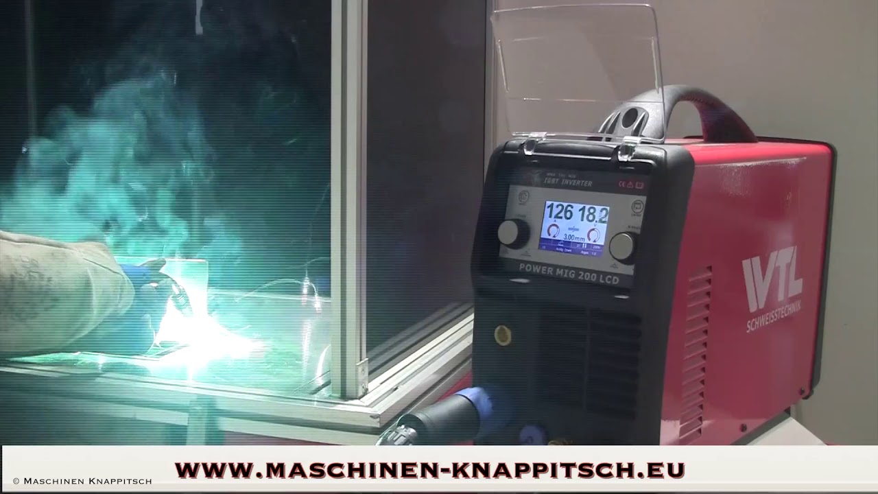 ALU Schwei&szlig;en WTL Power MIG 200 LCD