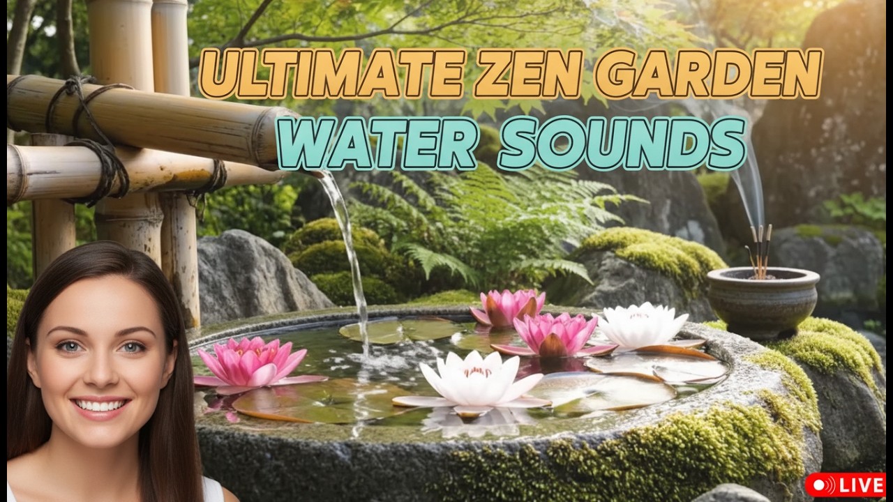 Relax Instantly with Bamboo Water Flow – 12 Hours of Pure Zen Ambience