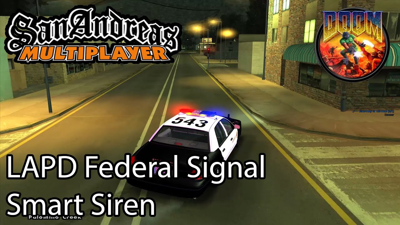 [GTA:SA] LAPD Federal Signal Smart Siren v1.1 por Doomer (ACTUALIZADO/UPDATED)