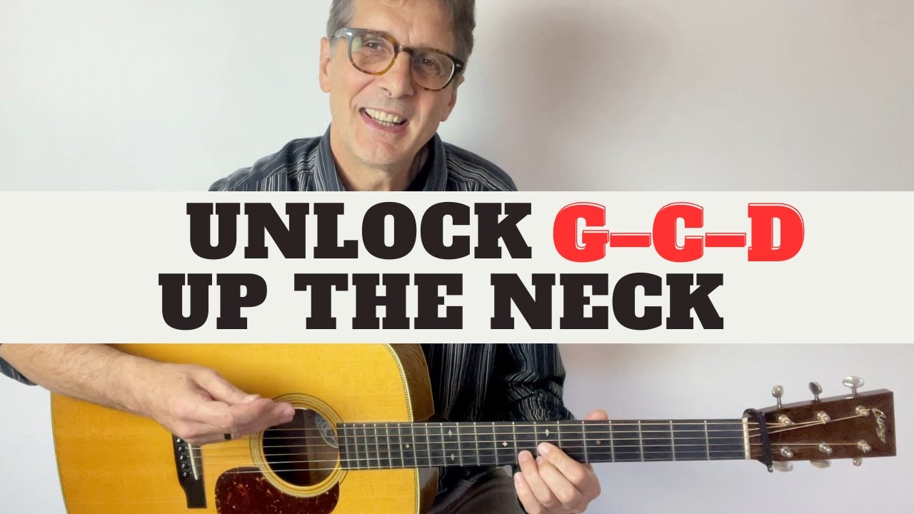 Play G–C–D Everywhere on the Neck (Easy Crosspicking Exercise for Acoustic Guitar)