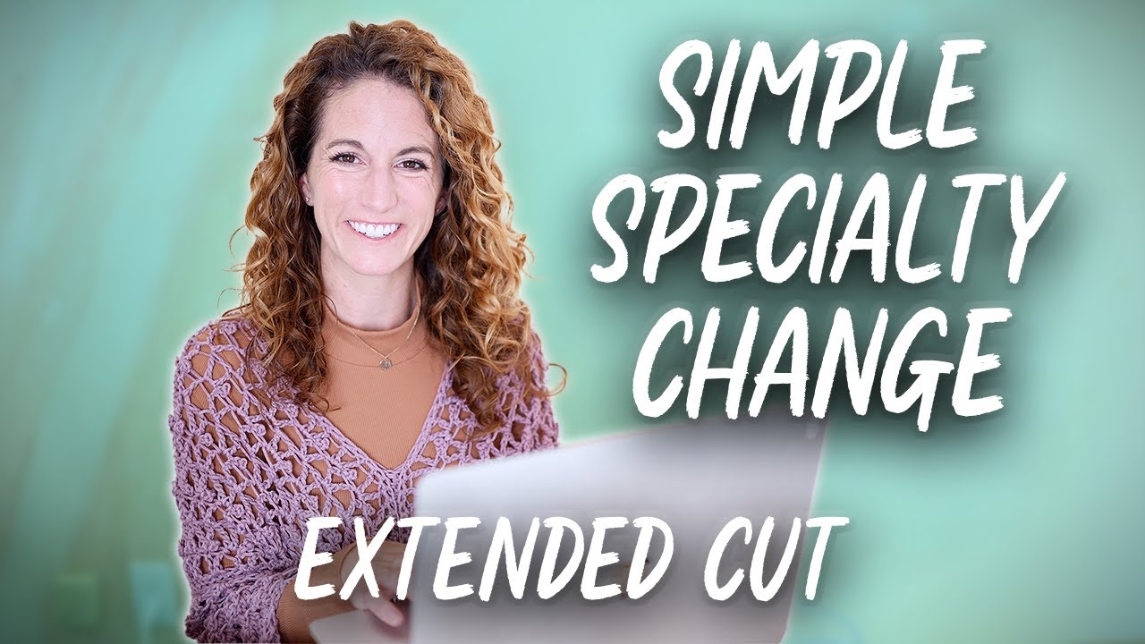Changing my Therapy Specialty and my Website - Extended Cut