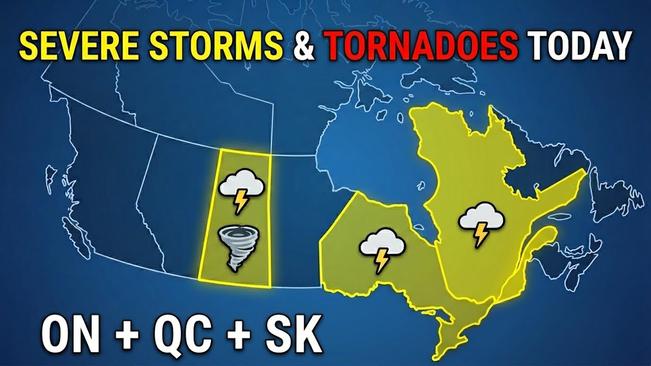 LIVE!! Coverage Severe Storms & Tornado Threat  across Canada June 6th 2026