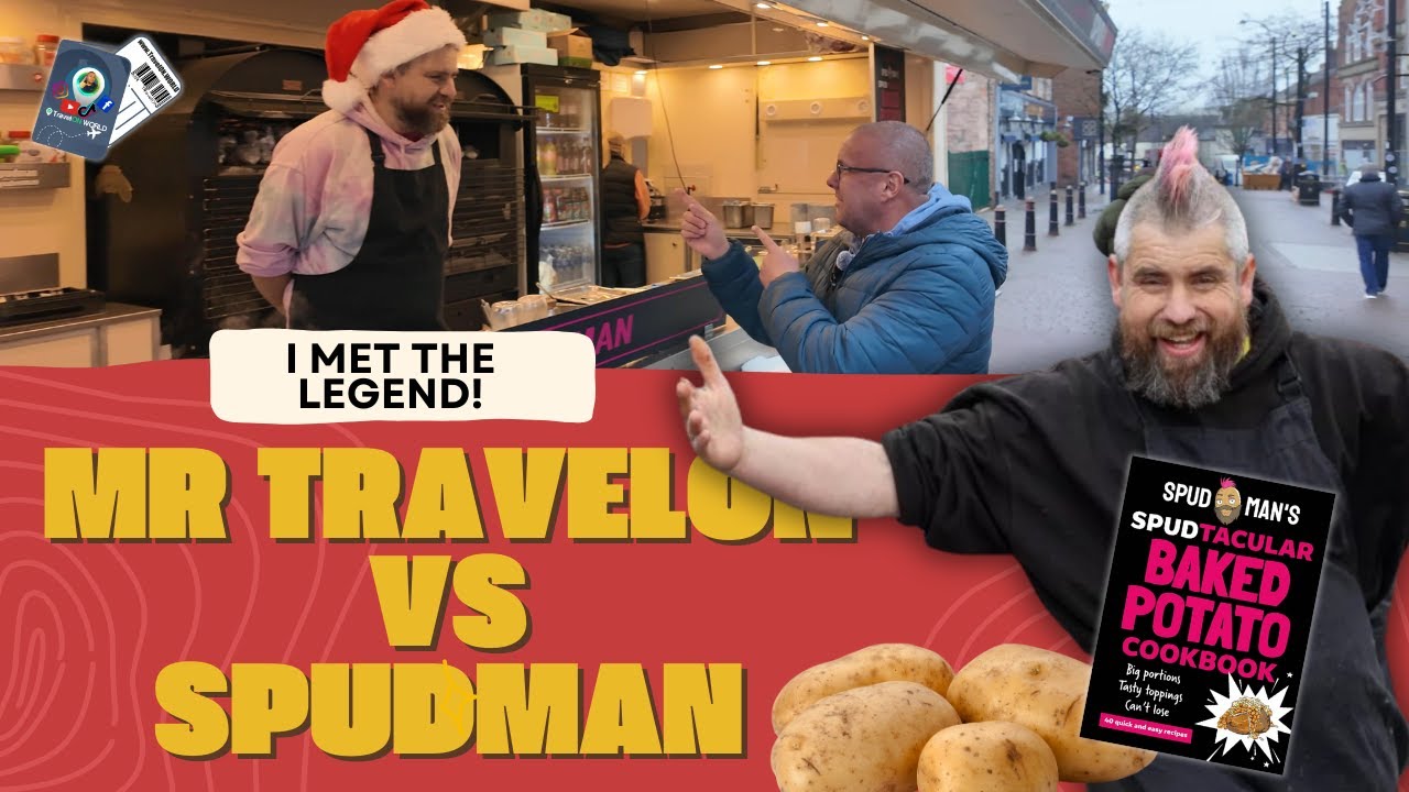 I Travelled 2746 MILES To Try Spudman’s Famous Baked Potatoes | The SPUDMAN In Tamworth! Birmingham!