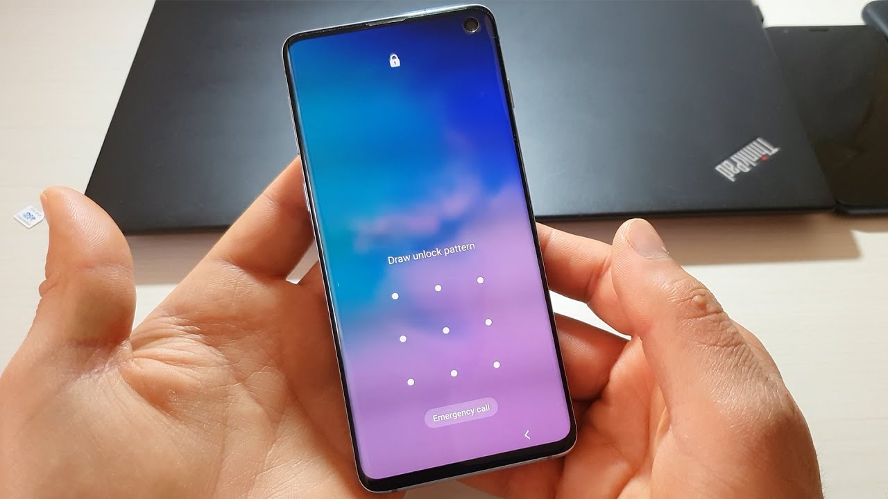 Samsung S10 Hard reset طريقة عمل فورمات بعد نسيان قفل الشاشة