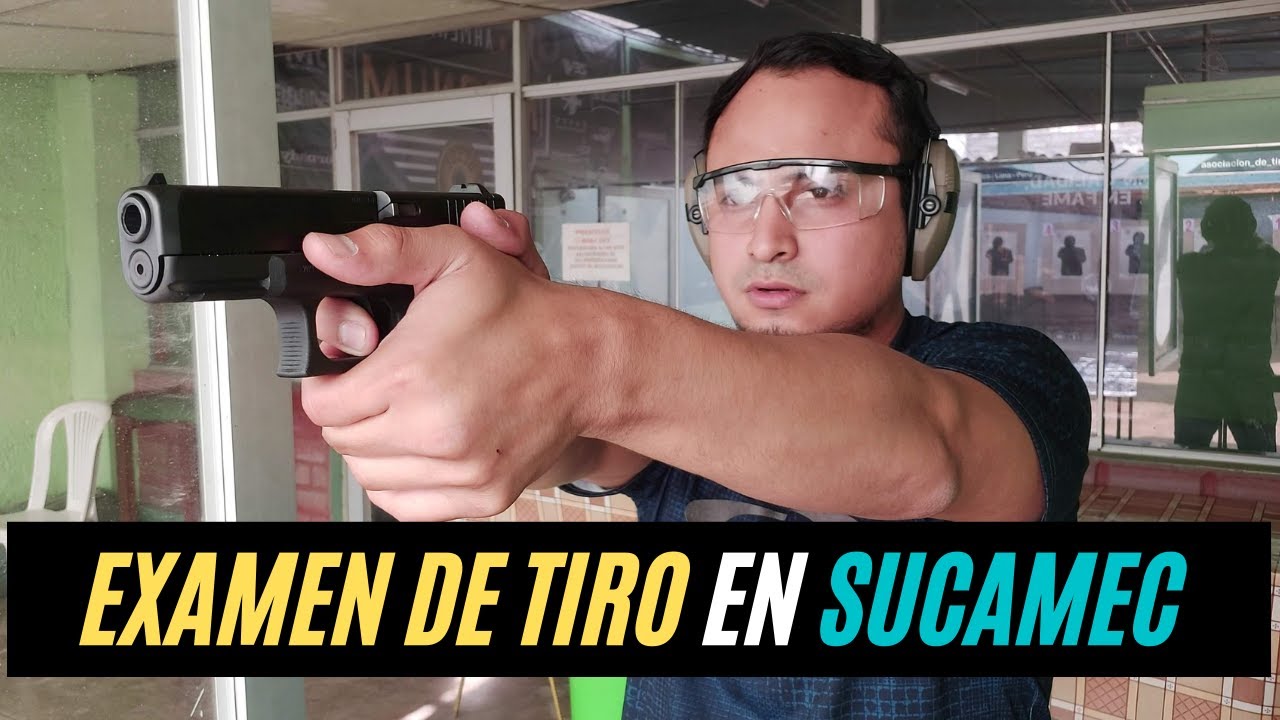 EXAMEN DE TIRO EN SUCAMEC 2022. Empuñadura, alineación y control del disparador.