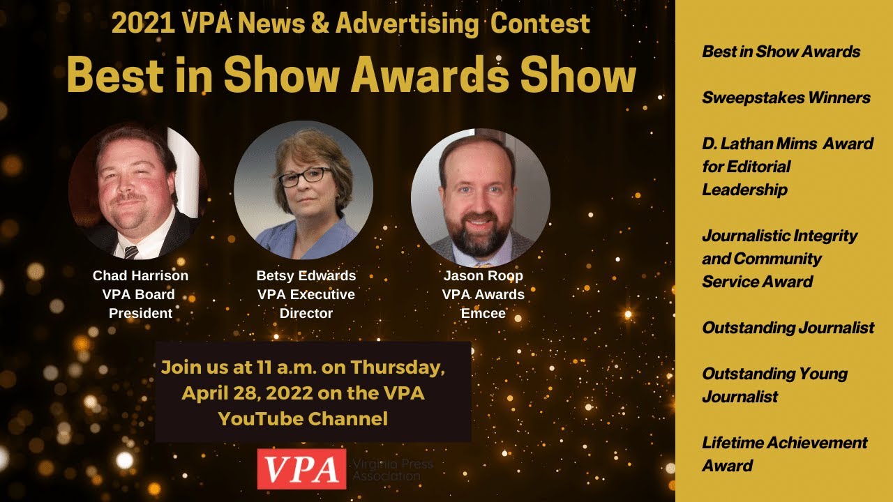 2021 VPA News & Advertising Contest Best in Show Awards Video