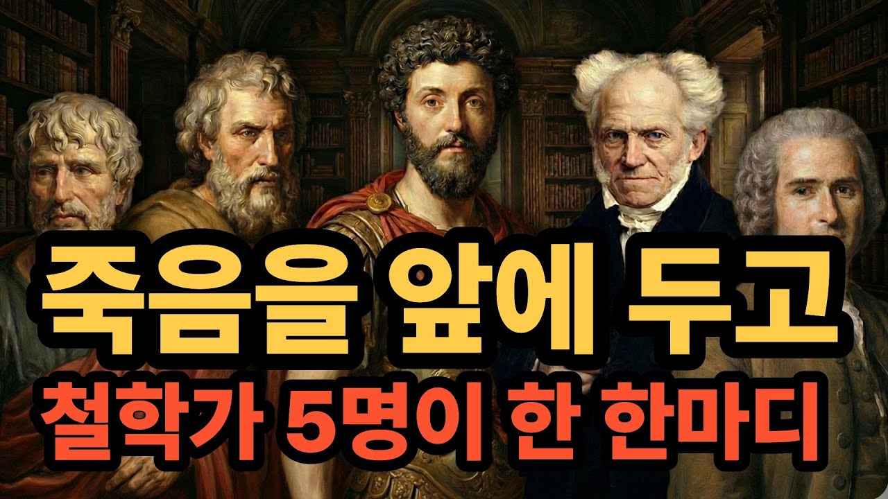 5명의 철학가가 죽음을 눈 앞에 두고 웃으면서 남긴 말들 | 세네카, 에픽테토스, 마르쿠스 아우렐리우스, 쇼펜하우어, 장 자크 루소
