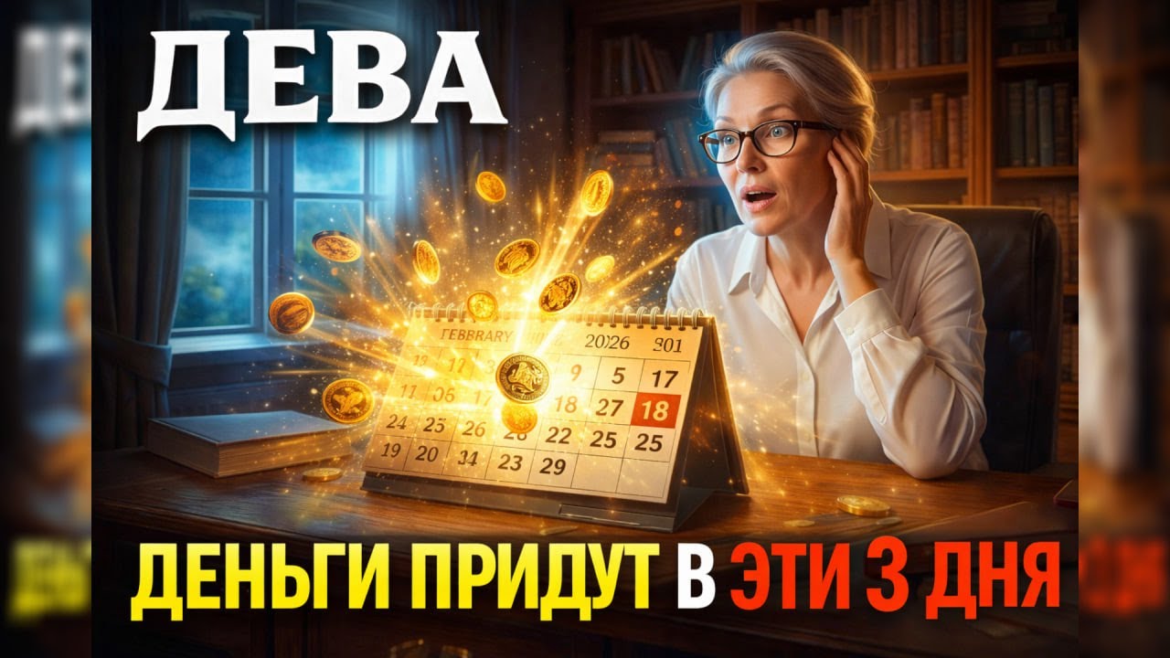 ДЕВА, КОГДА ПРИДУТ ДЕНЬГИ? 3 успешные ДАТЫ ФЕВРАЛЯ 2026 ДЛЯ СДЕЛОК И ПОКУПОК