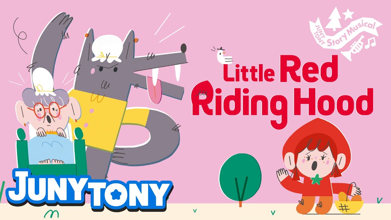 *NEW* Little Red Riding Hood🐺 | Fairy Tales | Bedtime Story | Story Musical for Kids | JunyTony